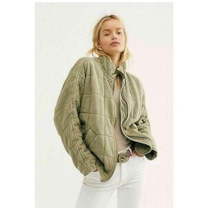 Free People Dolman Olive Bomber Jacket